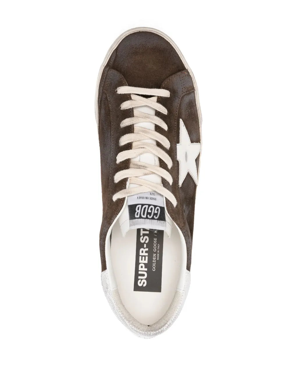 Golden Goose Super-Star Distressed Suede Sneakers