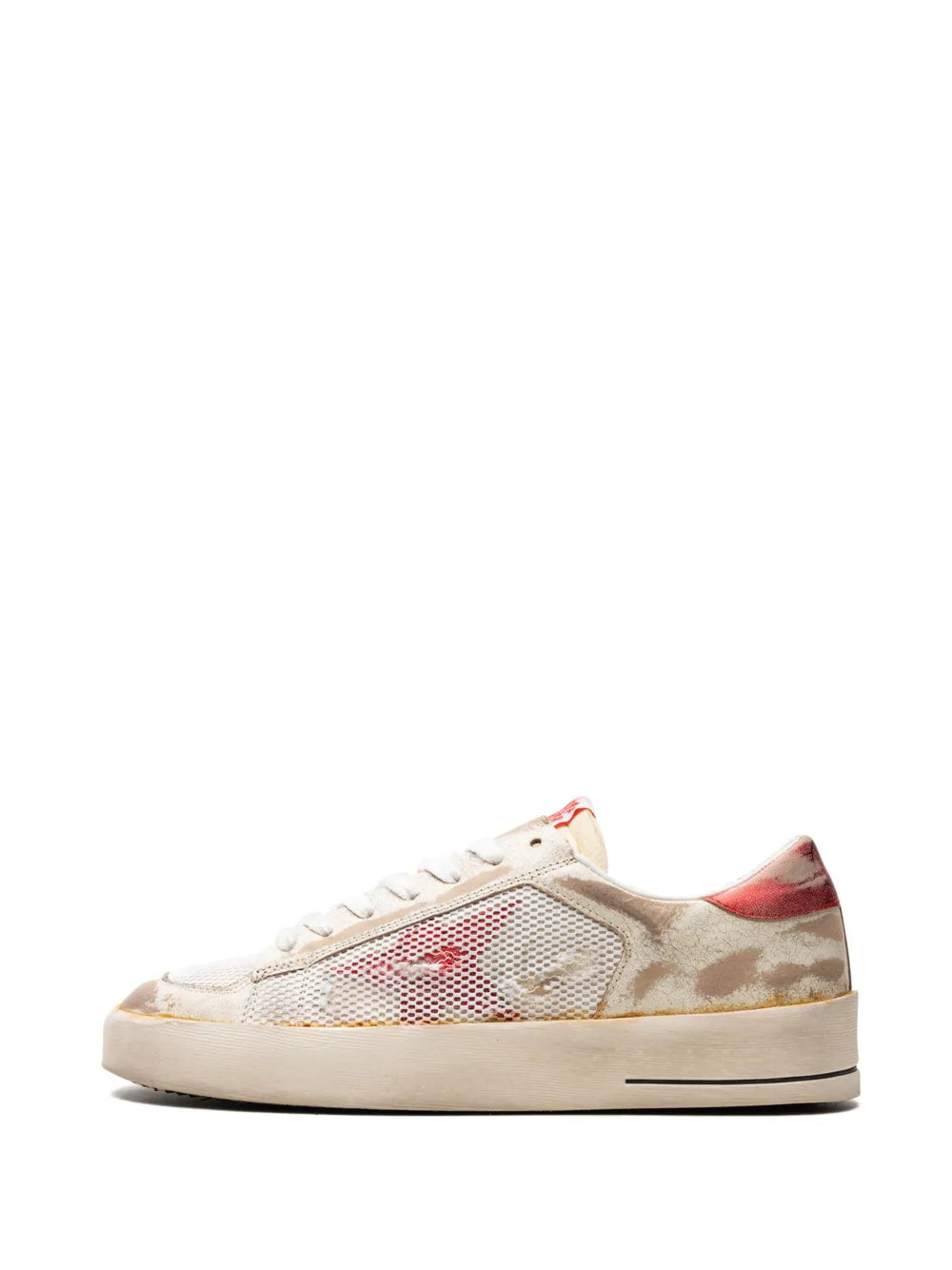 Golden Goose Stardan White/Red Sneakers