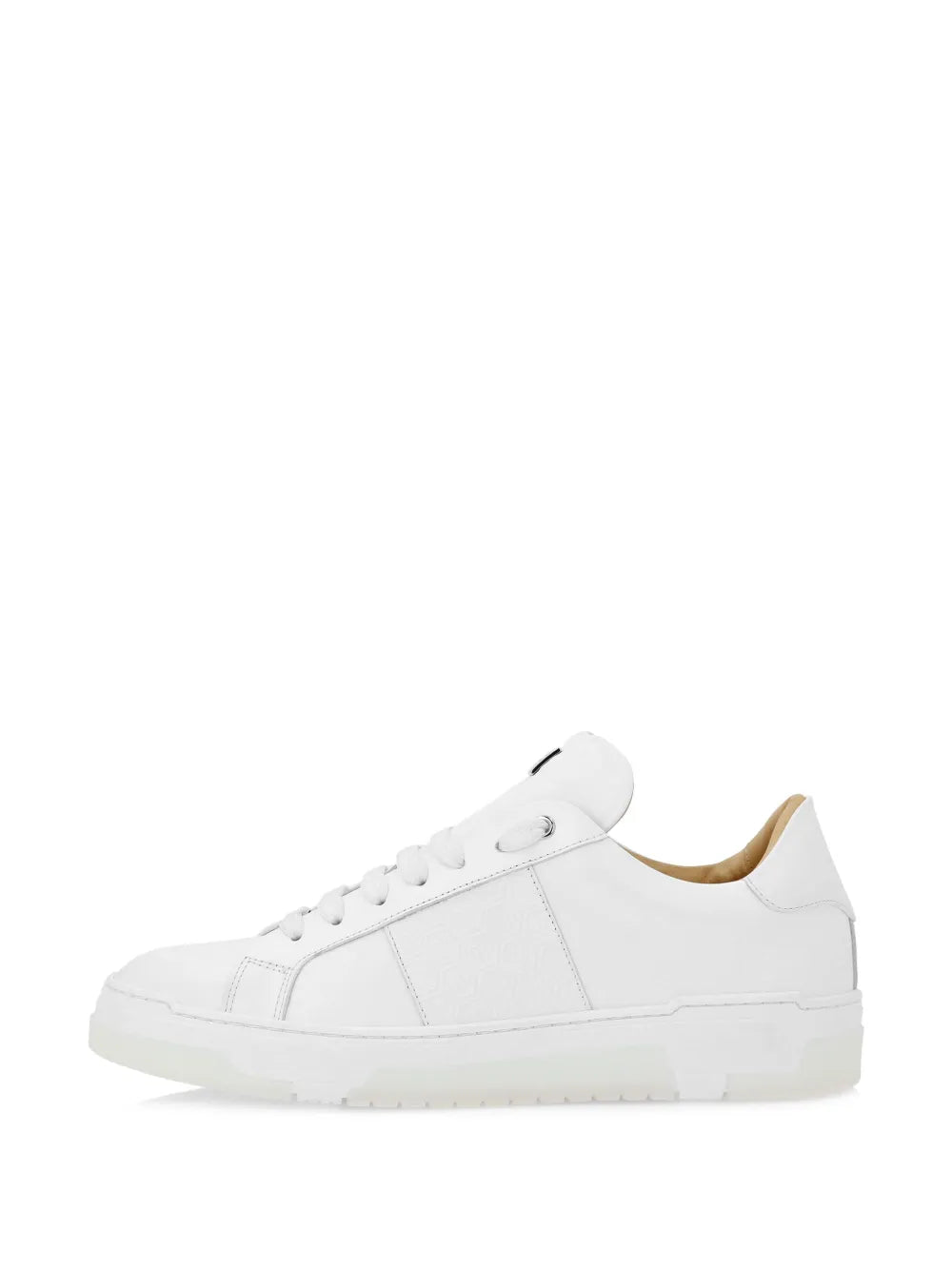 Philipp Plein Monogram Leather Sneakers