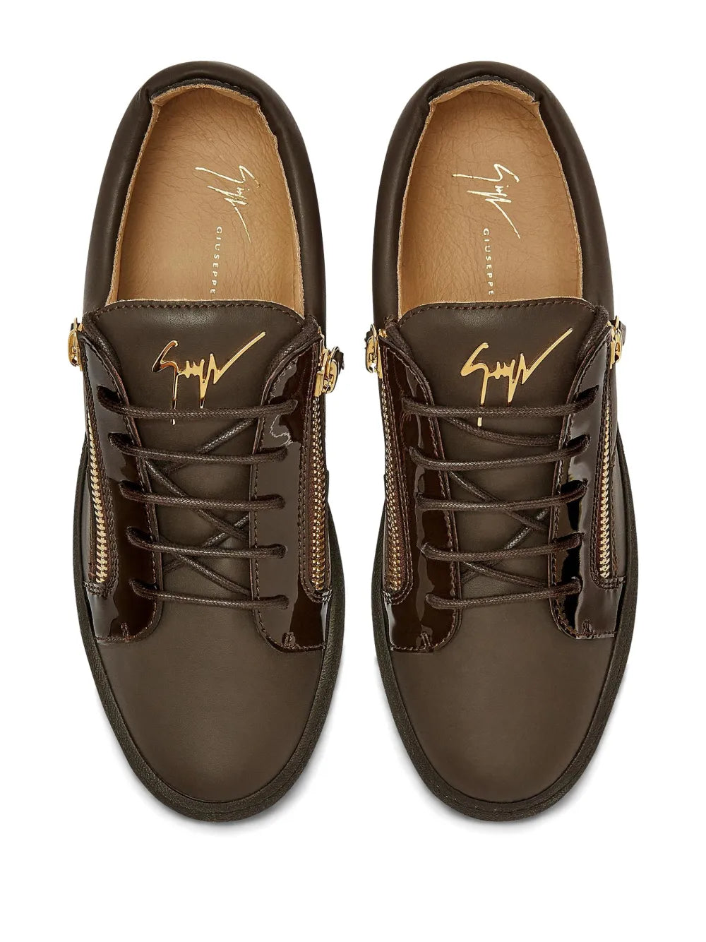Giuseppe Zanotti Frankie Double-Zip Low-Top Sneakers