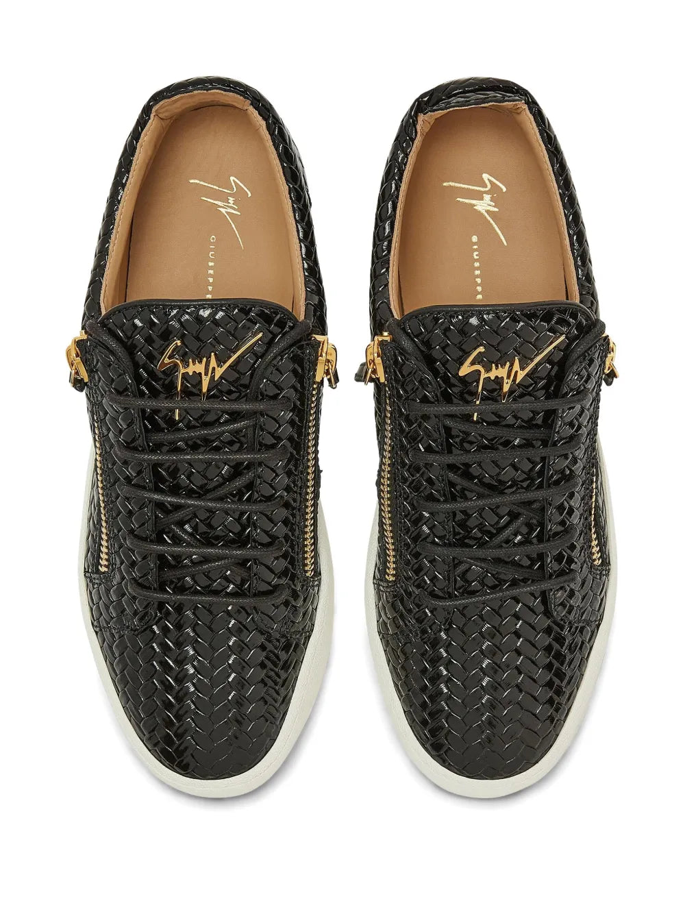 Giuseppe Zanotti Frankie Double-Zip Low-Top Sneakers