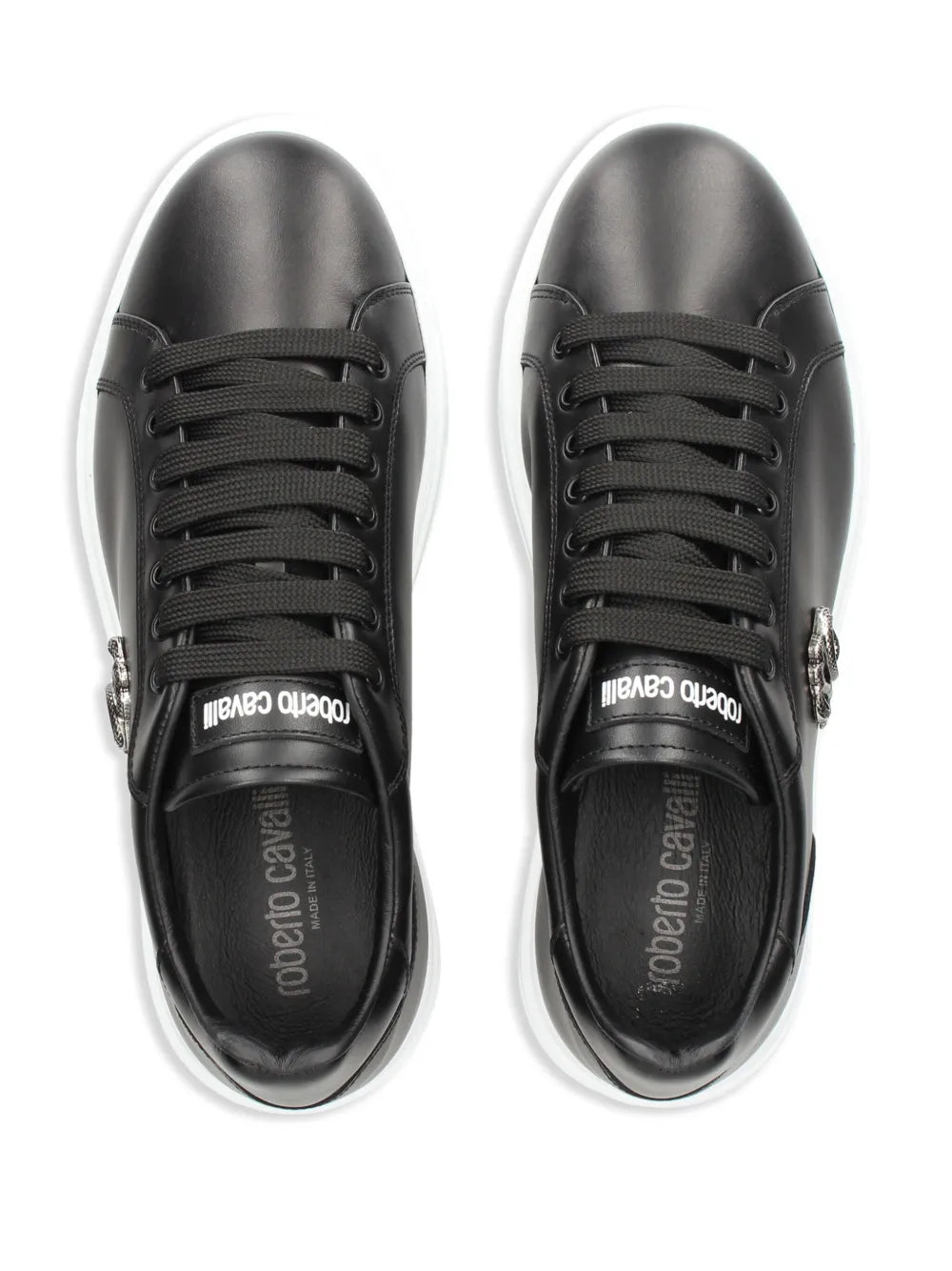 Roberto Cavalli Logo-Plaque Trainers