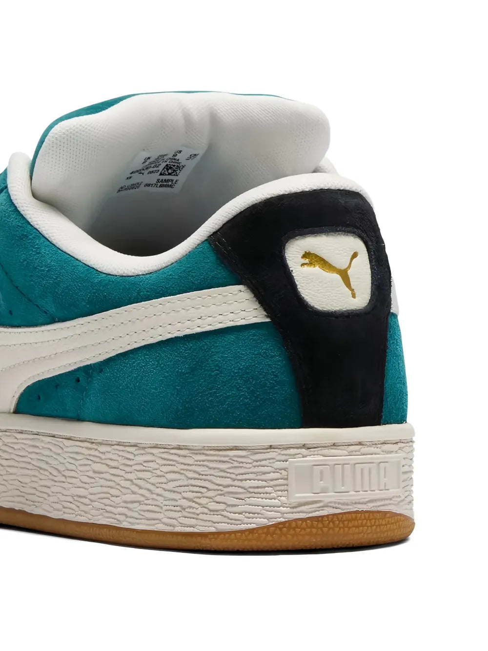 Puma Suede Xl Cold Green/Frosted Ivory/Black Sneakers