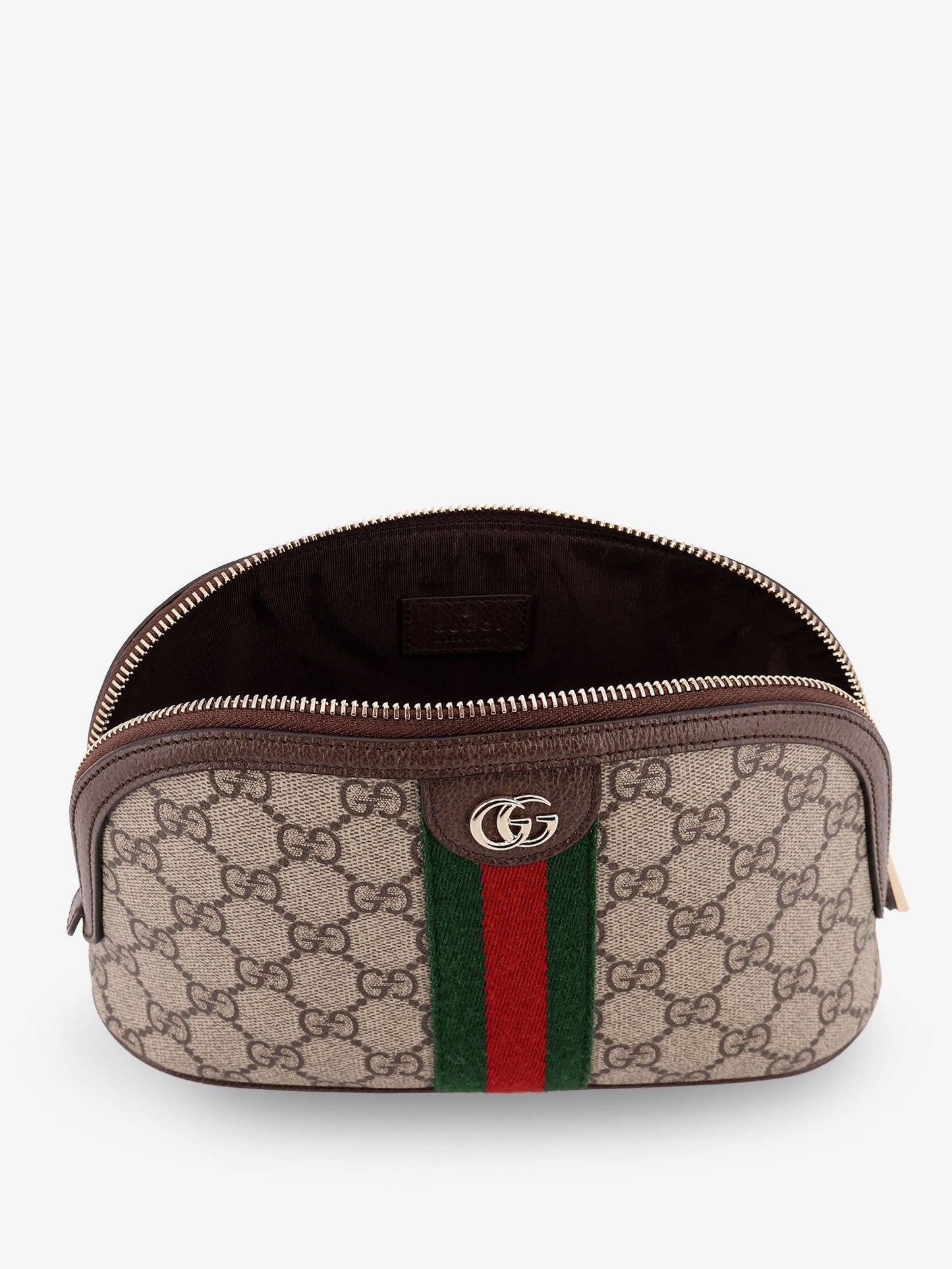 Gucci Women Coated Canvas Beauty Case With Gg Motif