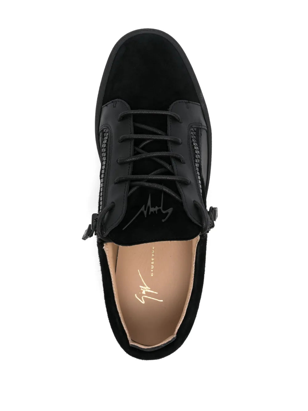 Giuseppe Zanotti Frankie Double-Zip Low-Top Sneakers