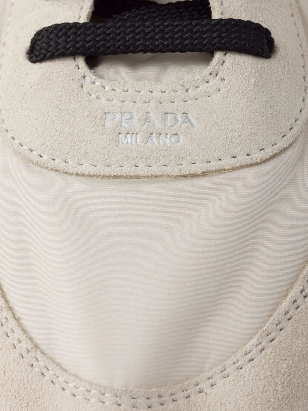 Prada Collapse Re-Nylon Suede Sneakers