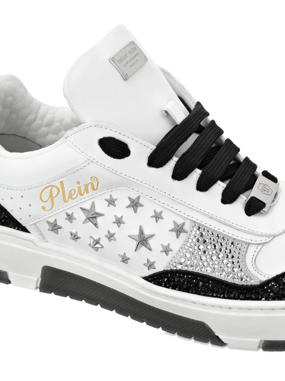 Philipp Plein Studded Leather Sneakers