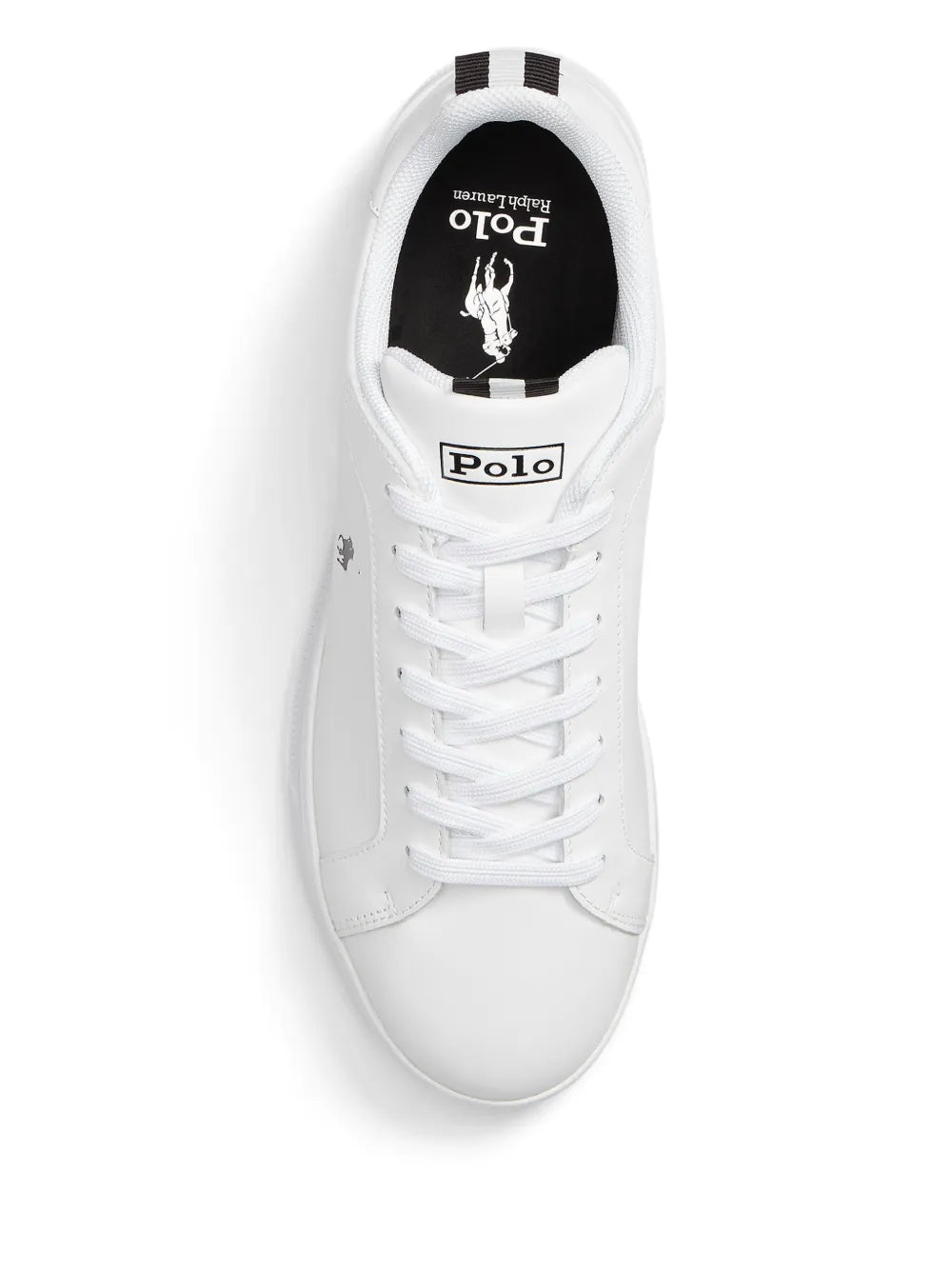 Polo Ralph Lauren Logo-Print Leather Sneakers
