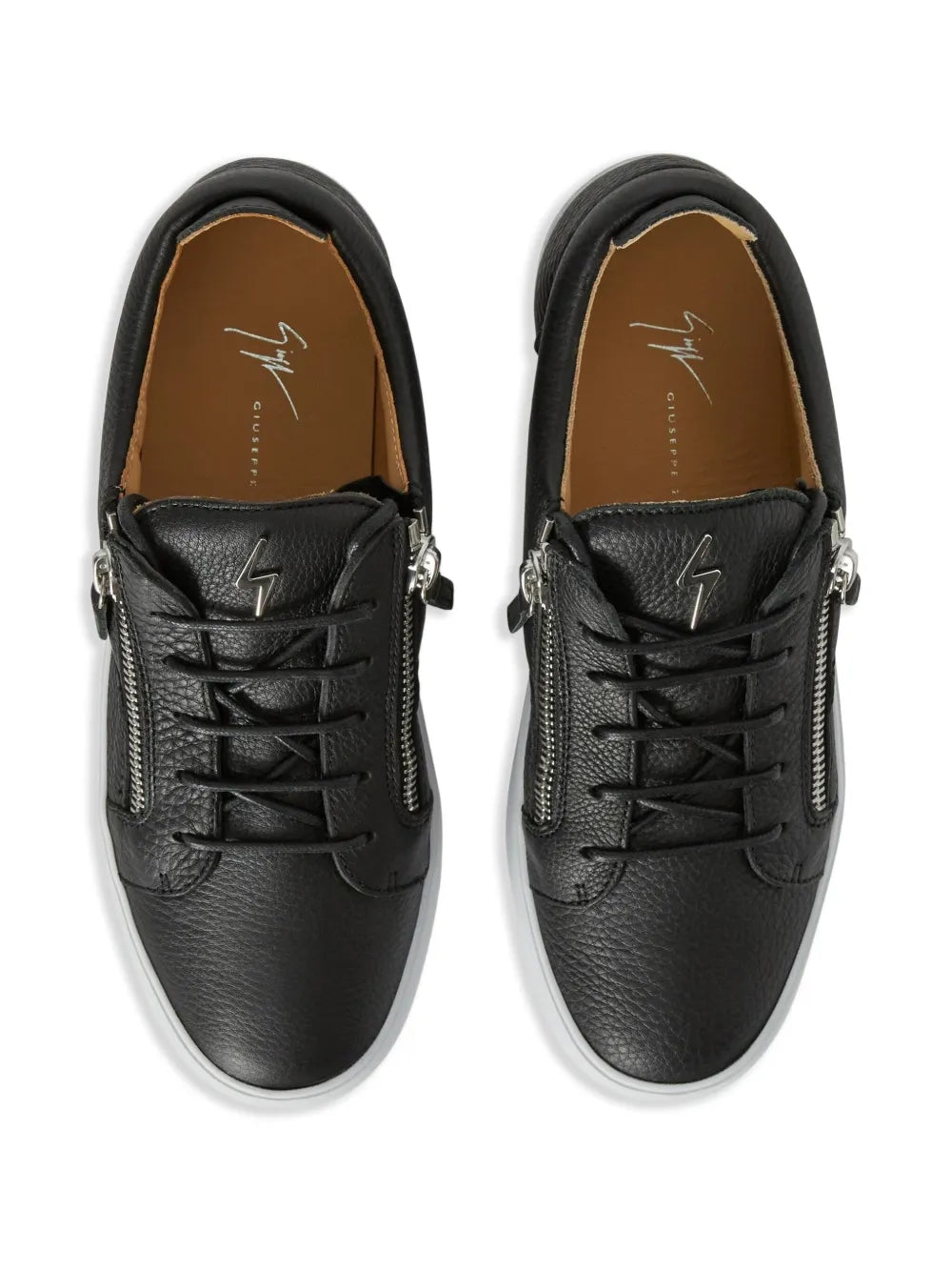 Giuseppe Zanotti Frankie Double-Zip Low-Top Sneakers