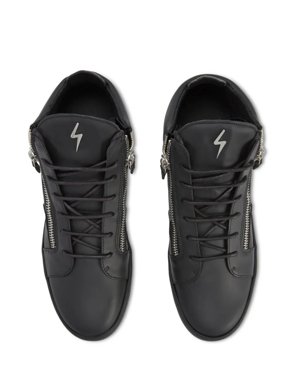 Giuseppe Zanotti Kriss Leather Mid-Top Sneakers