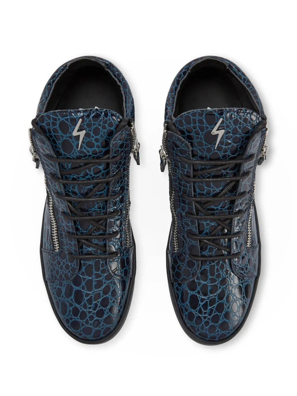 Giuseppe Zanotti Kriss Crocodile-Effect Sneakers