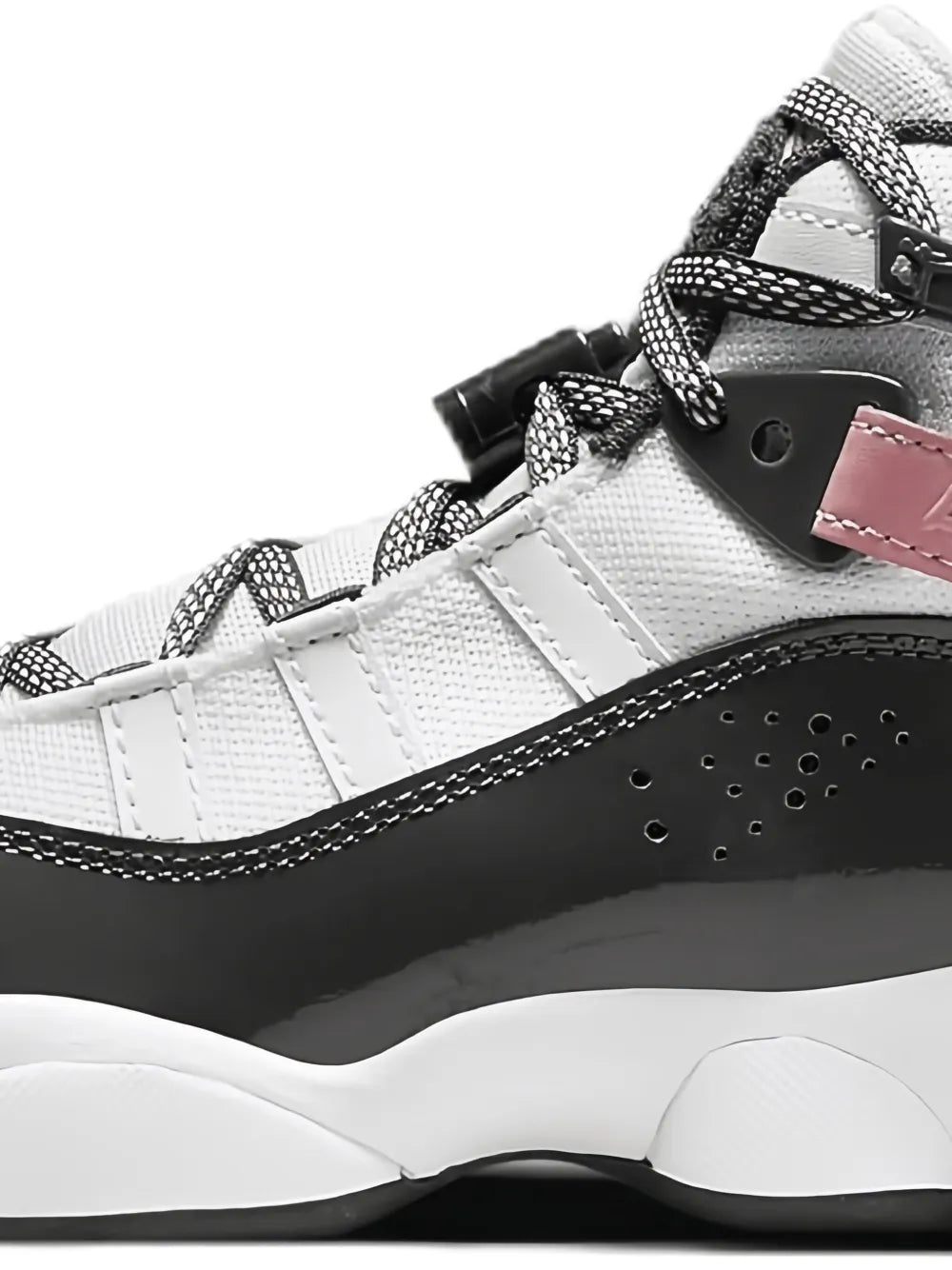 Jordan Jordan 6 Rings Gs White/Red Stardust/Vapor Green/Anthracite Sneakers