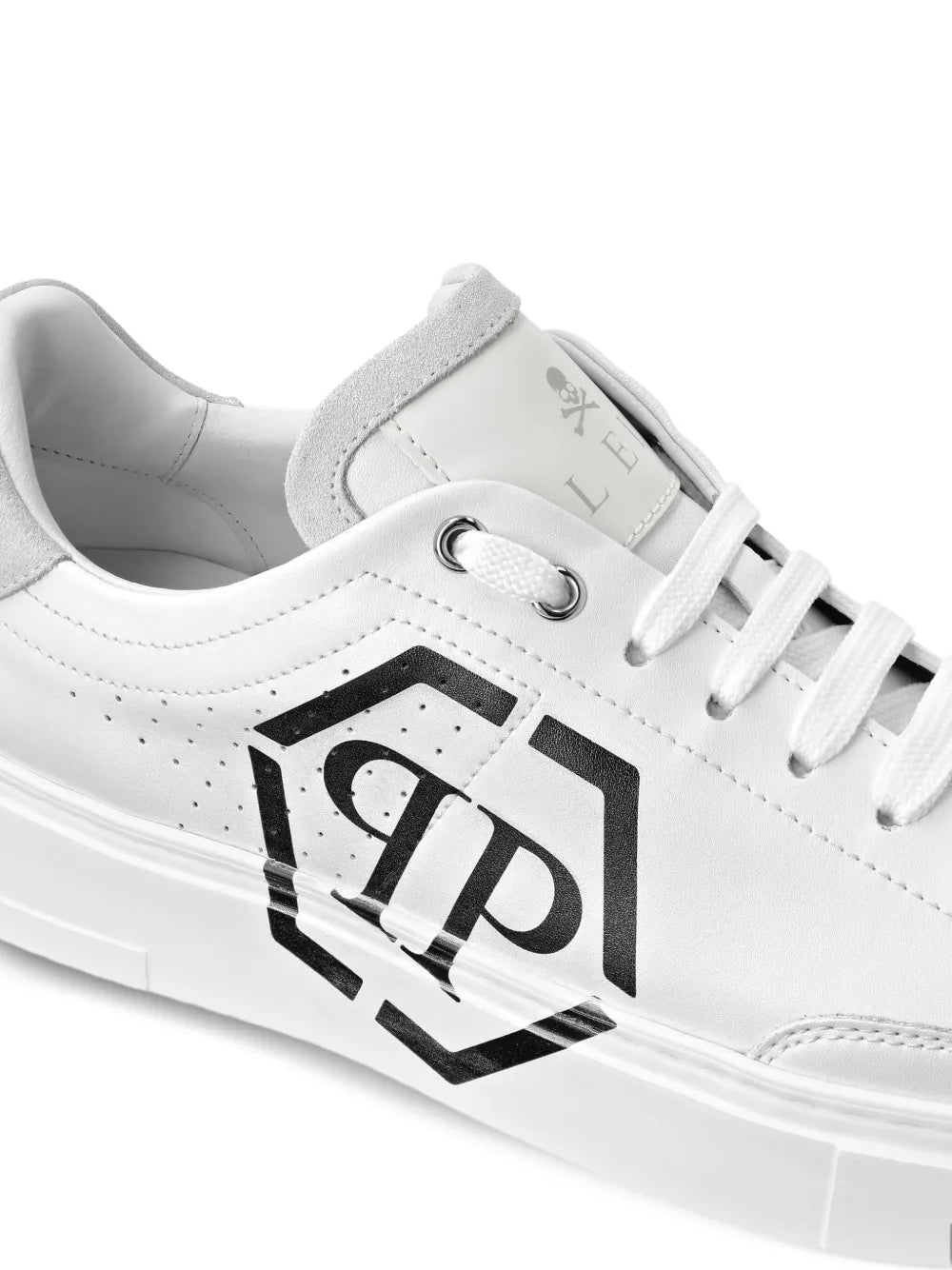 Philipp Plein Logo-Detailed Leather Sneakers