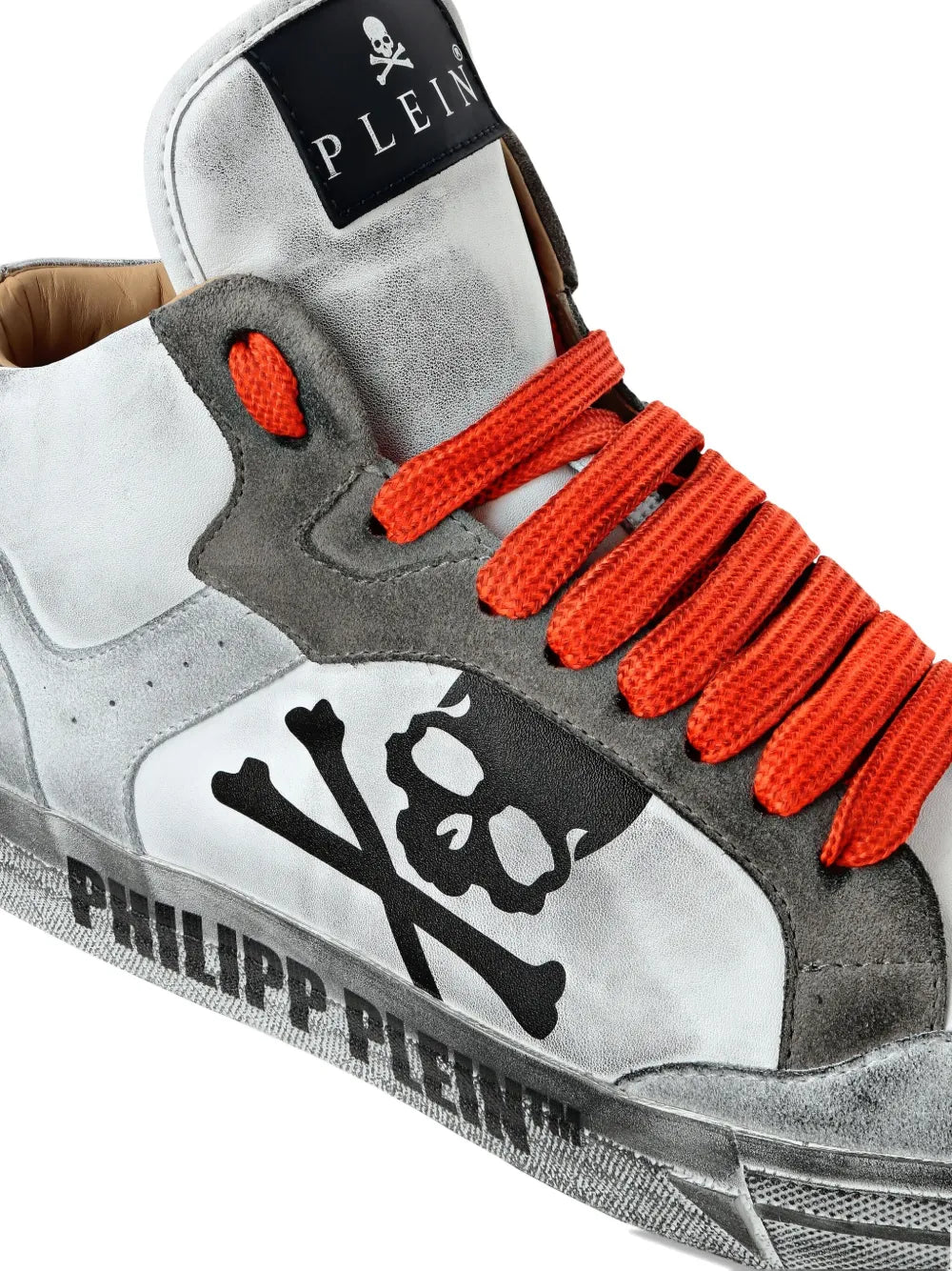 Philipp Plein Skull-Motif Hi-Top Sneakers
