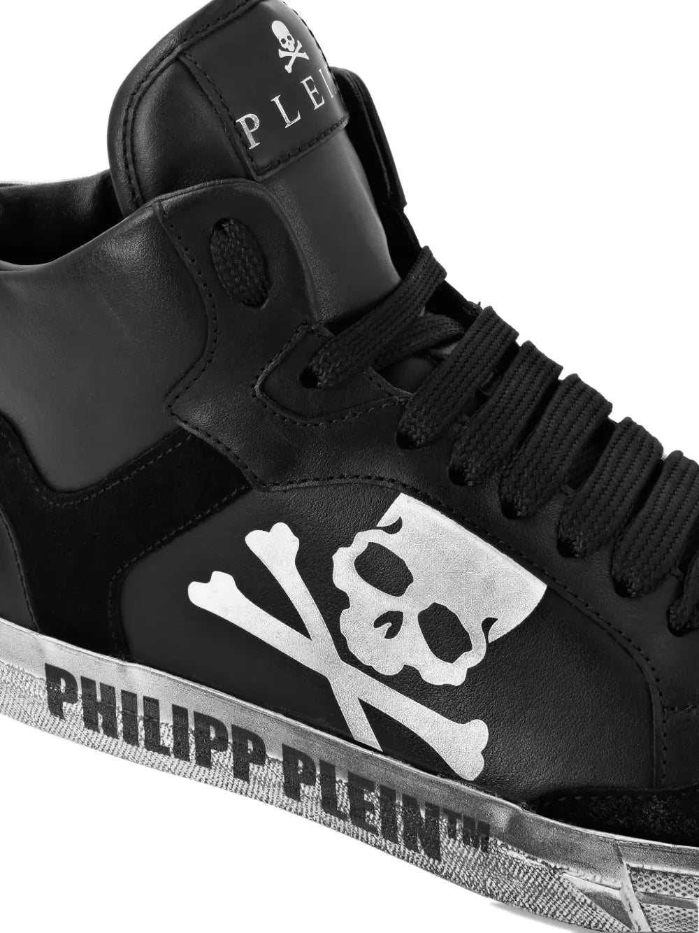 Philipp Plein Skull-Motif Hi-Top Sneakers