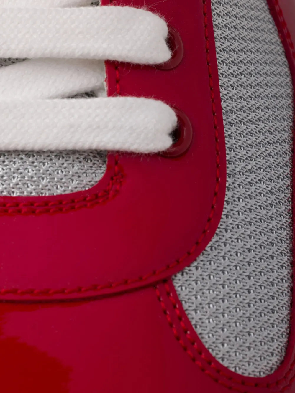 Prada Americas Cup Patent-Leather Sneakers