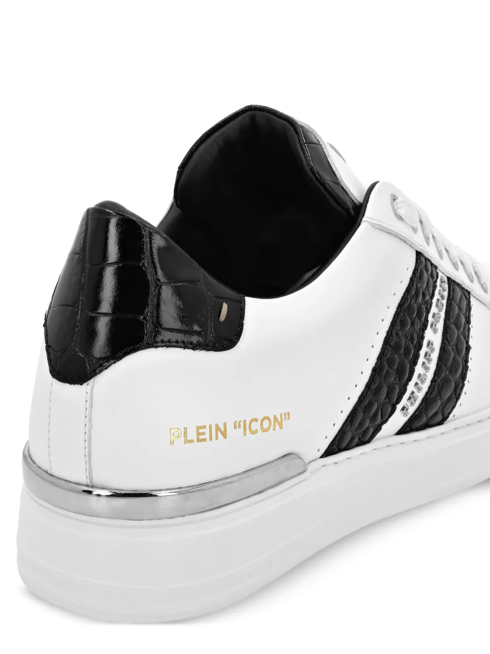 Philipp Plein Leather Low-Top Sneakers