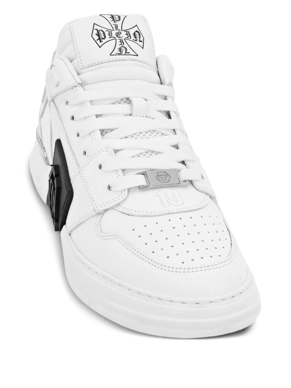 Philipp Plein Phantom Kicks Logo-Embellished Panelled Sneakers