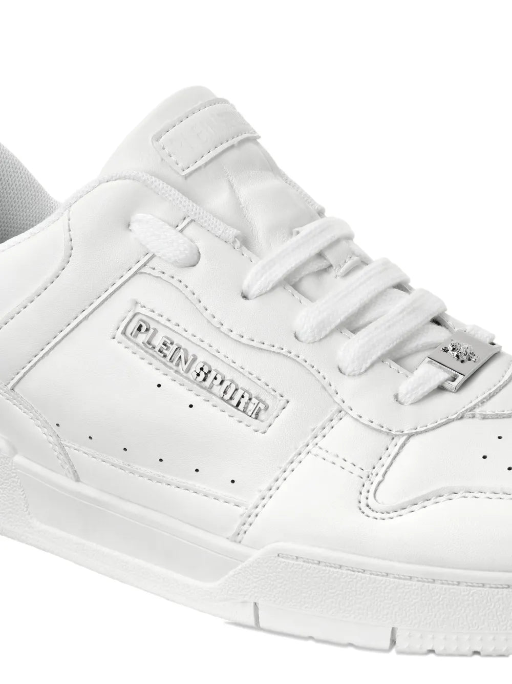 Plein Sport Tiger.X Logo-Plaque Leather Sneakers