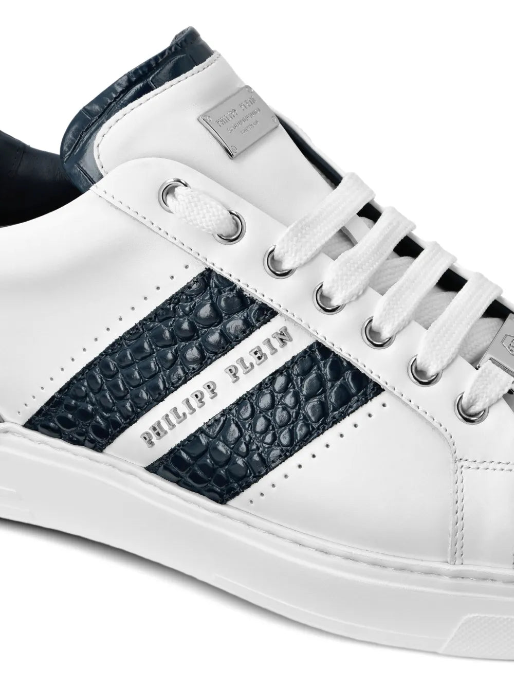Philipp Plein Leather Platform Sneakers