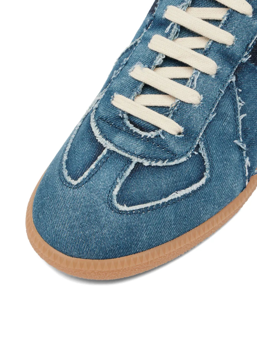 Maison Margiela Ripped Replica Lace-Up Sneakers