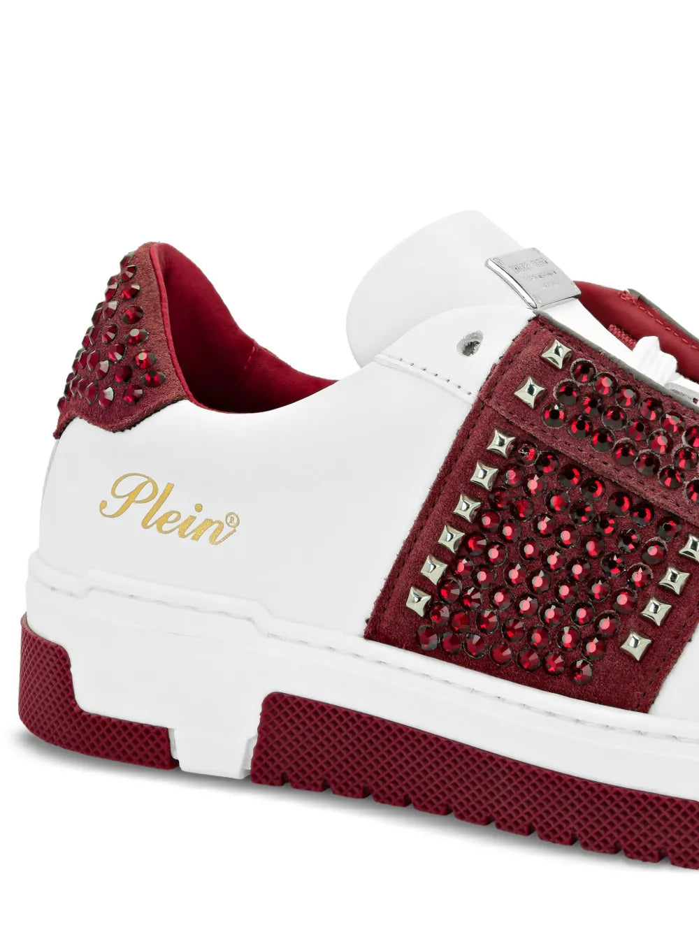 Philipp Plein Stud-Embellished Low-Top Sneakers