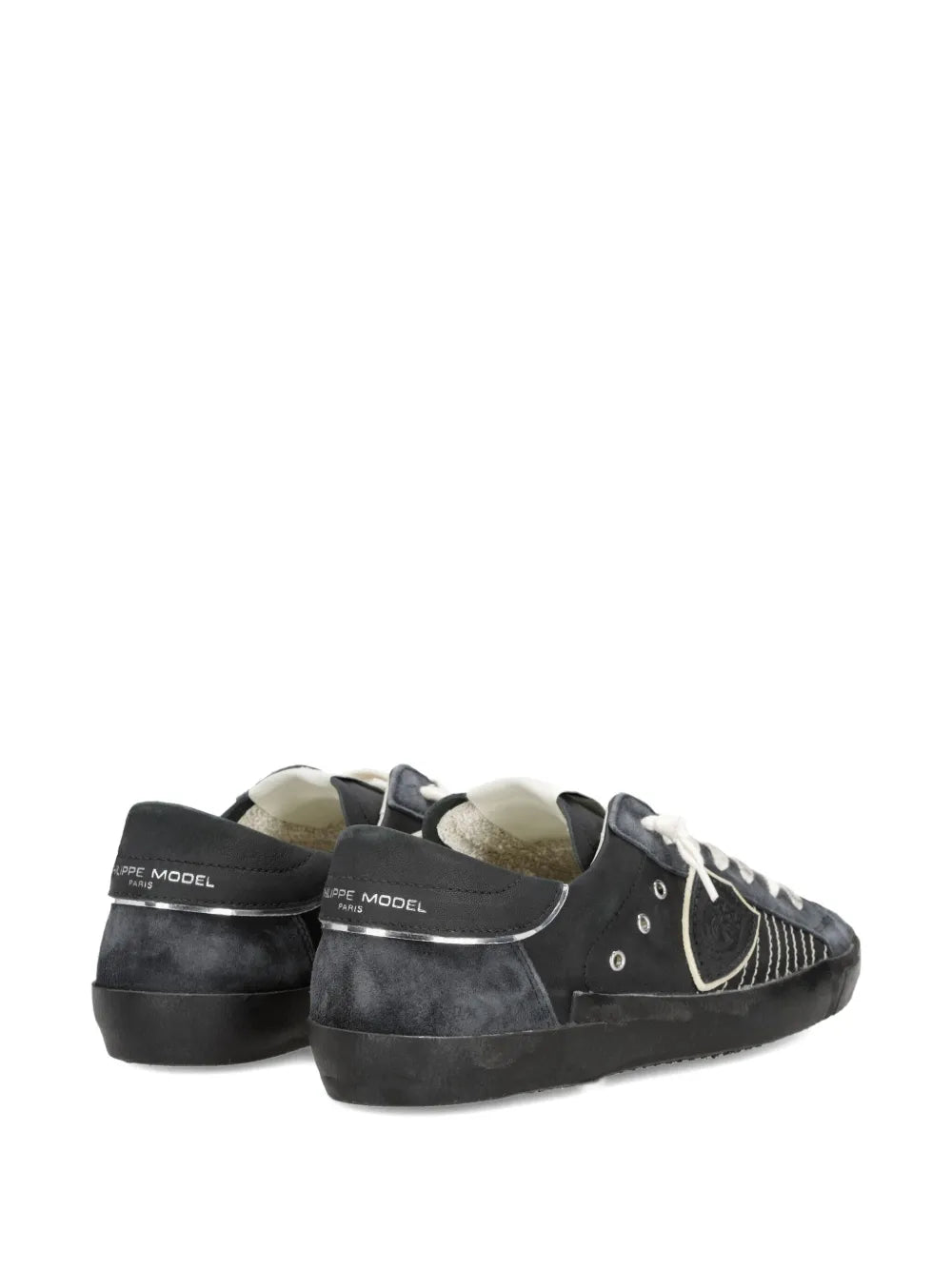 Philippe Model Paris Prsx Suede-Panelled Low-Top Sneakers