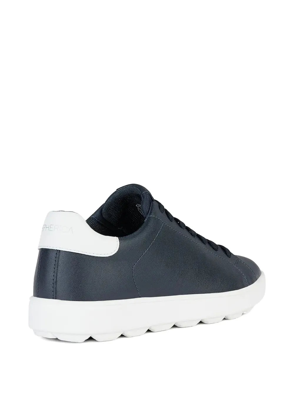 Geox Spherica Ecub-1 Leather Lace-Up Sneakers