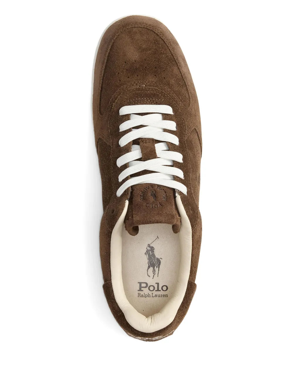Polo Ralph Lauren Suede Low-Top Lace-Up Sneakers