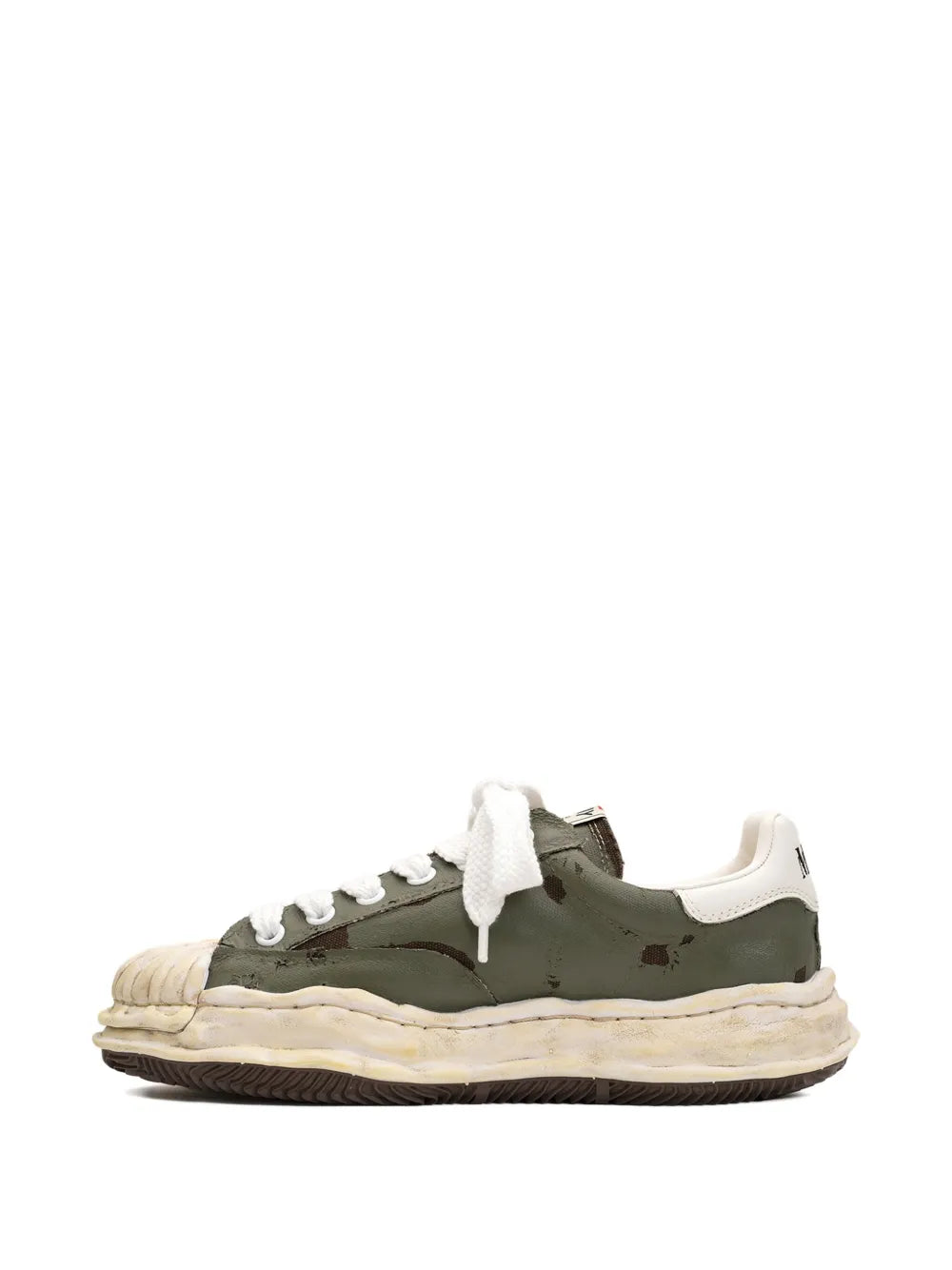 Maison Mihara Yasuhiro Blakey Torn-Film Low-Top Sneaker