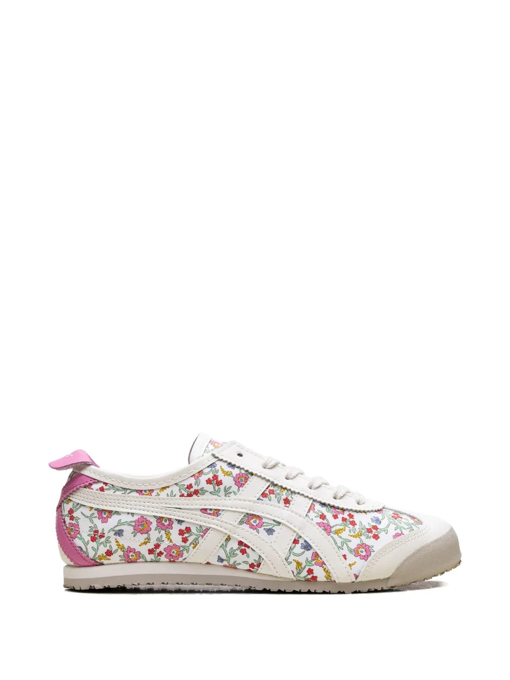 Onitsuka Tiger Mexico 66 Cream Pink Floral Sneakers
