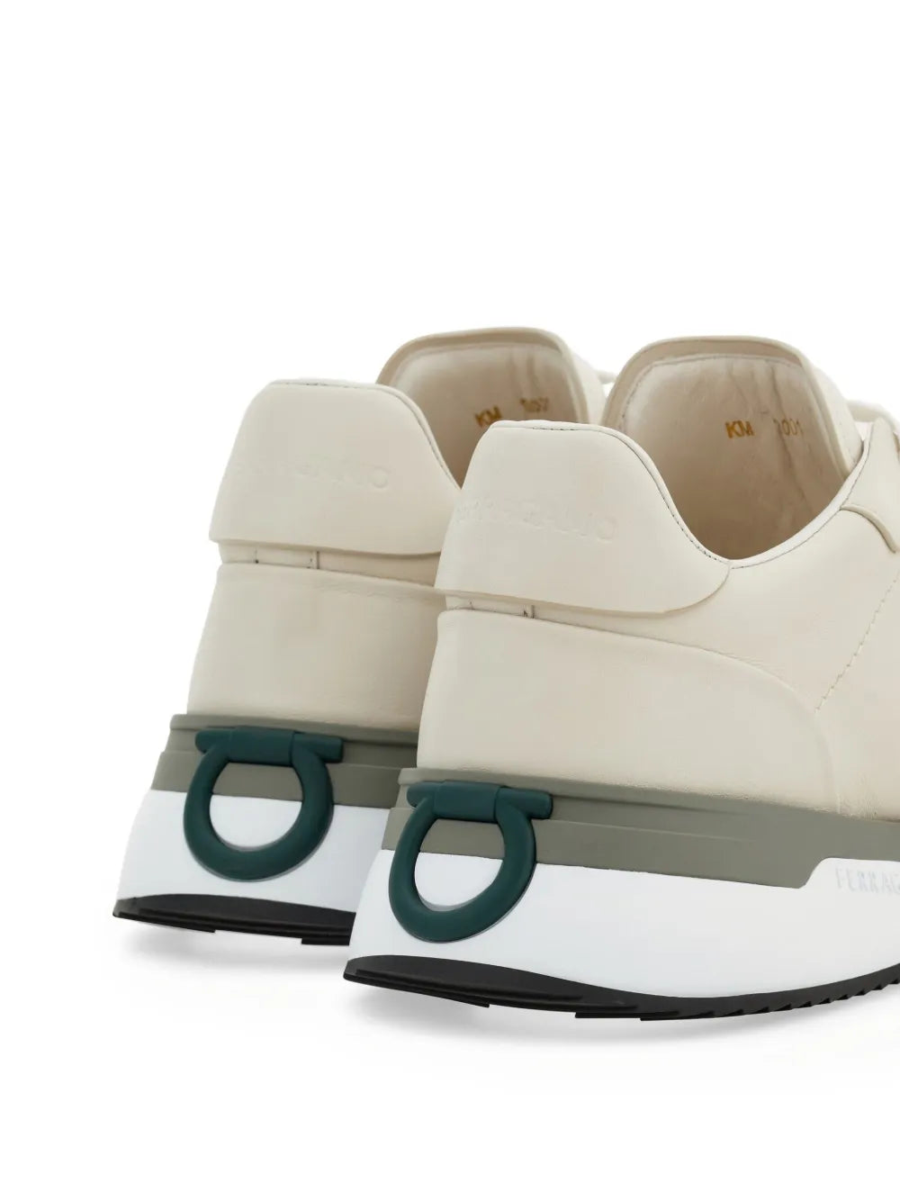 Ferragamo Gancini-Detail Low-Top Sneakers