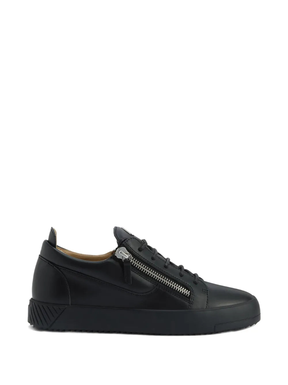 Giuseppe Zanotti Frankie Zip-Detail Leather Sneakers