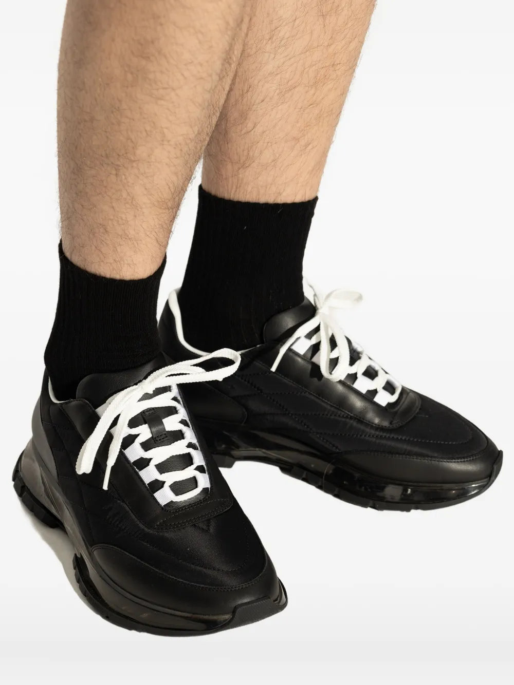Givenchy Quilted Transparent-Sole Sneakers