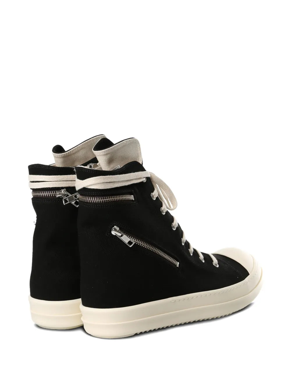 Rick Owens Drkshdw Lace-Up Zip Sneakers