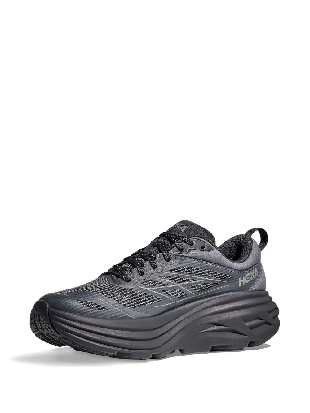 Hoka Bondi 8 Ts Caged Charcoal Grey / Grey Skies Sneakers