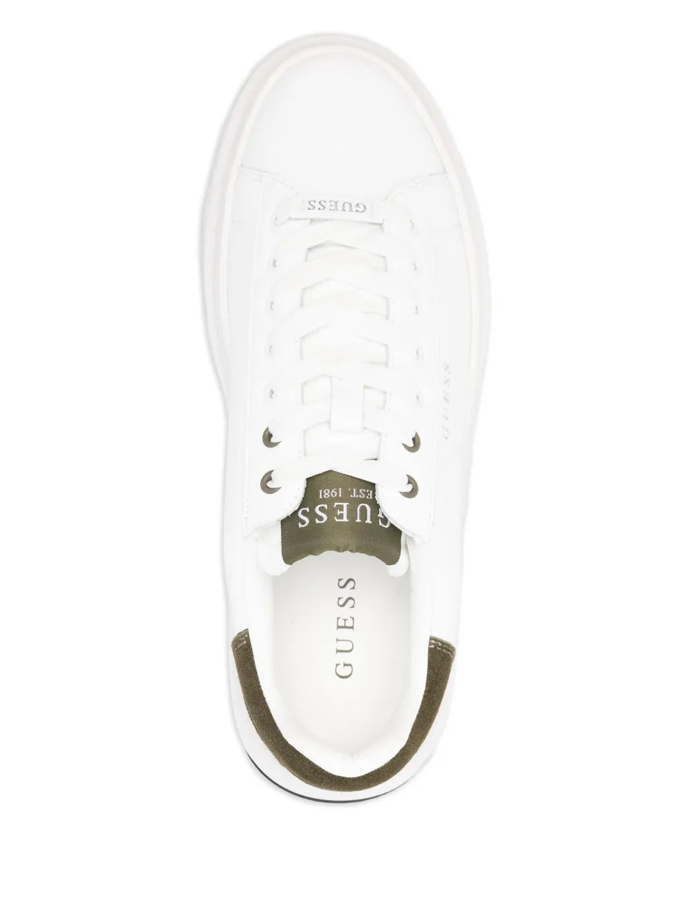 Guess Usa Leather Panelled Sneakers