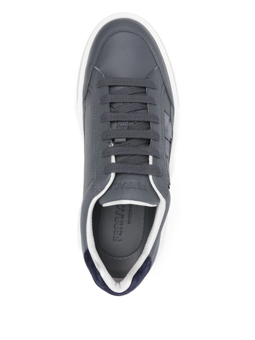 Ferragamo Leather Logo Sneakers
