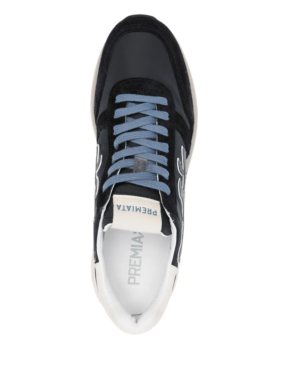 Premiata Suede-Leather Low-Top Sneakers