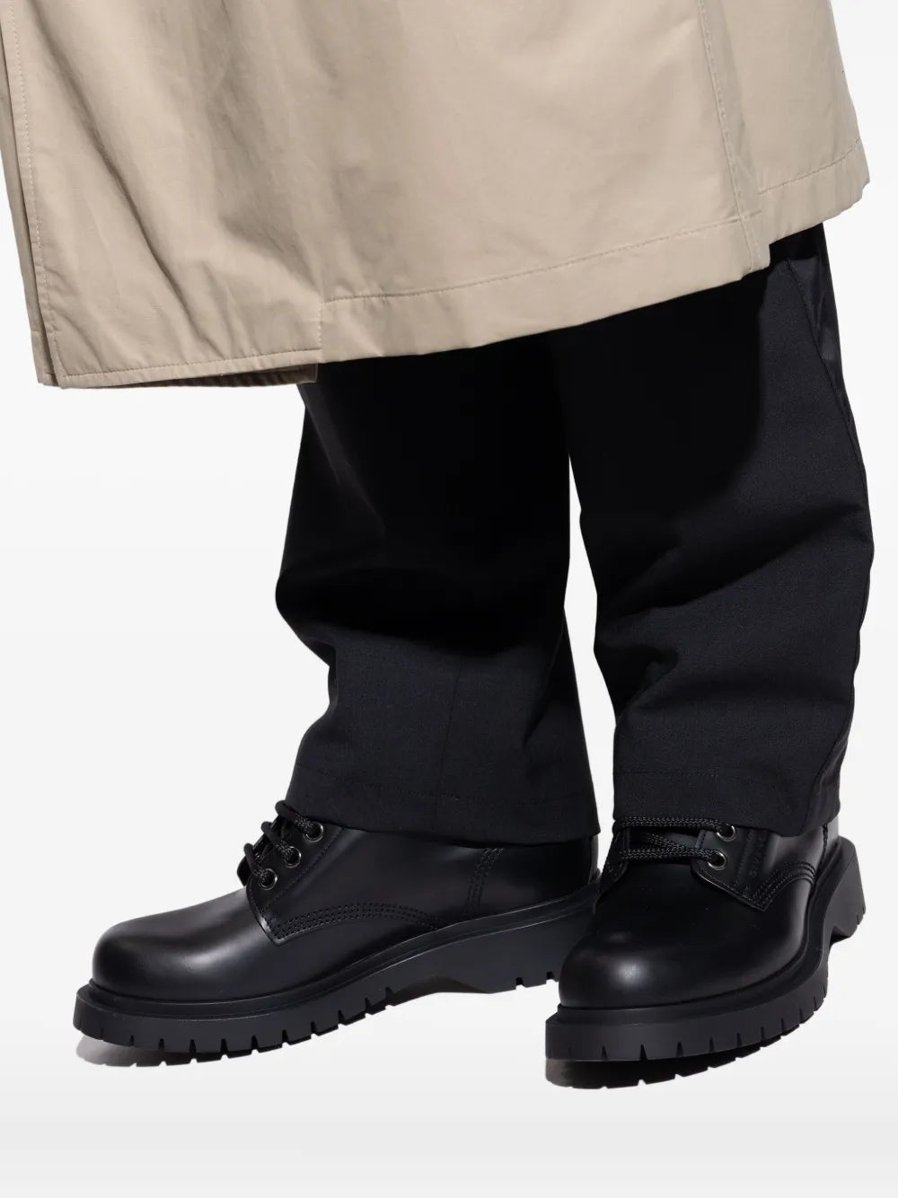 Givenchy Lace-Up Leather Boots