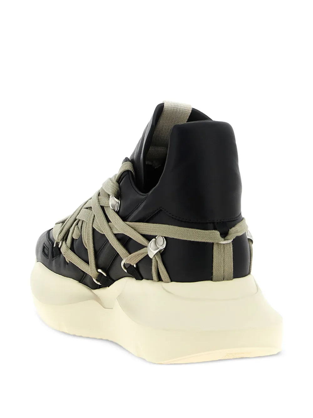 Rick Owens Megalace Geth Runner Lace-Up Sneakers
