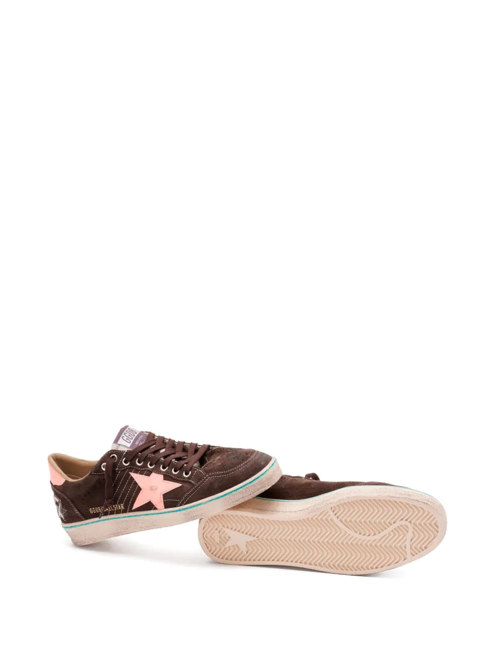 Golden Goose Star-Applique Suede Sneakers