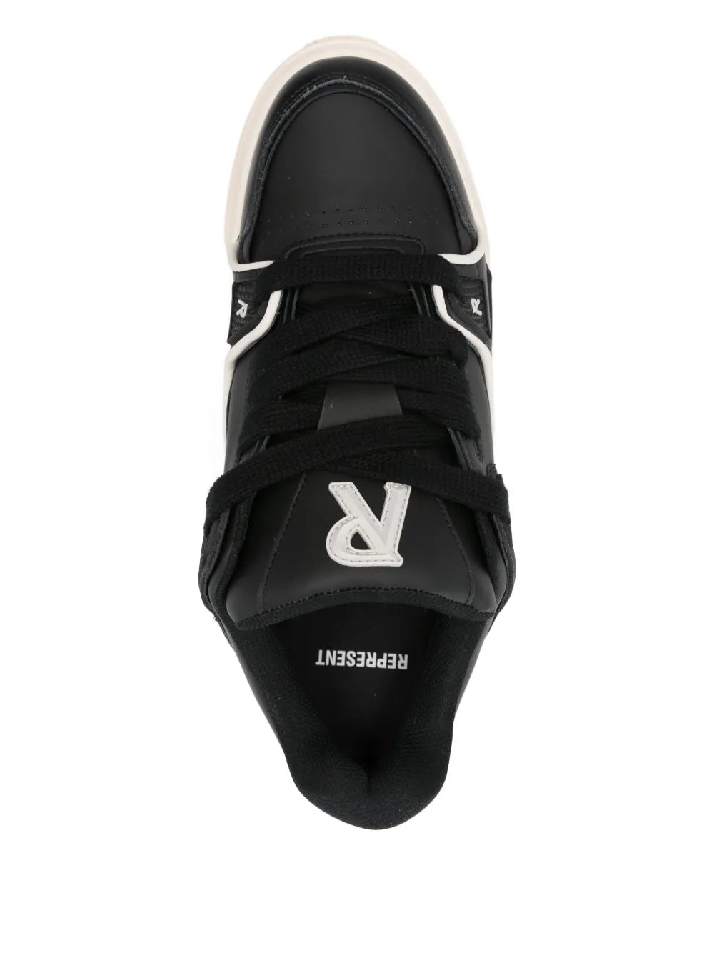 Represent Leather Panelled Low-Tops Sneakers