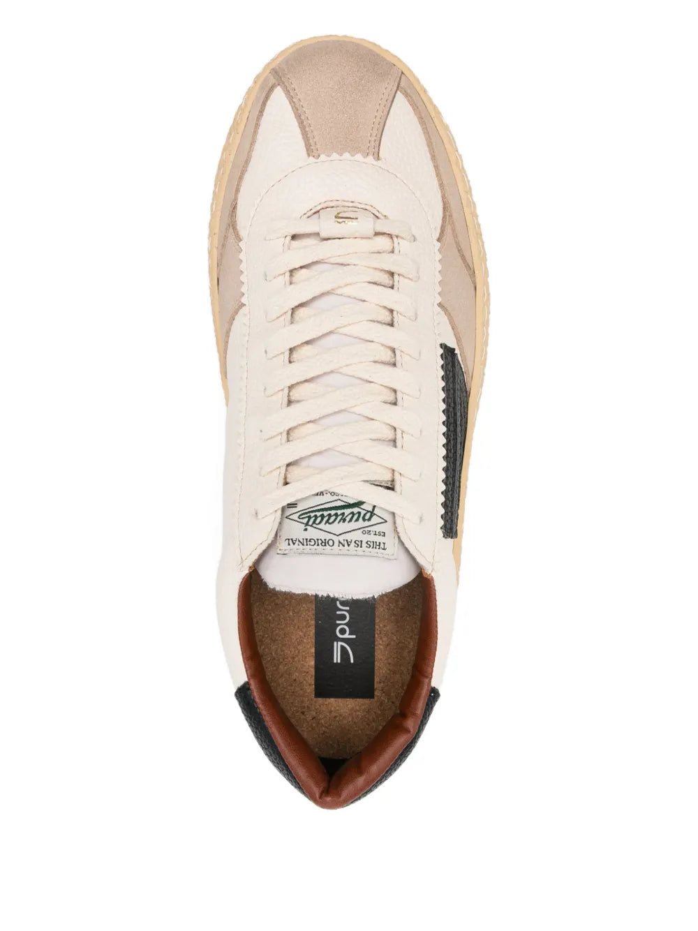Puraai Leather Panelled Sneakers