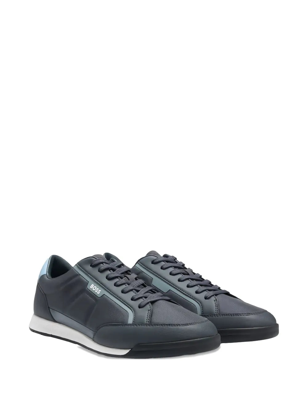 Hugo Nitan_Lowp_Txthem Navy Sneakers