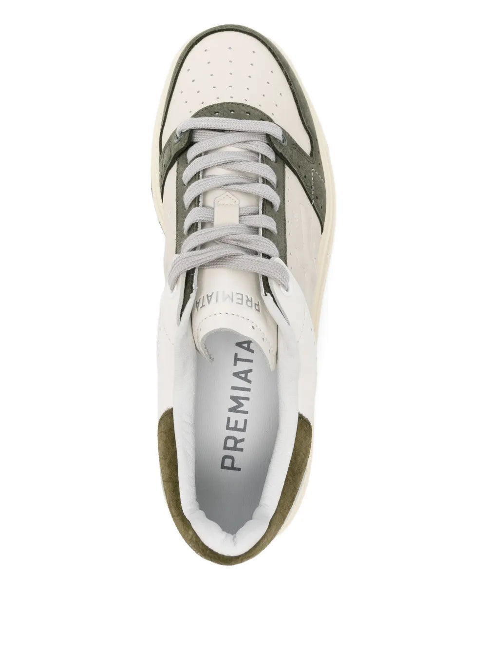 Premiata Leather Panelled Sneakers
