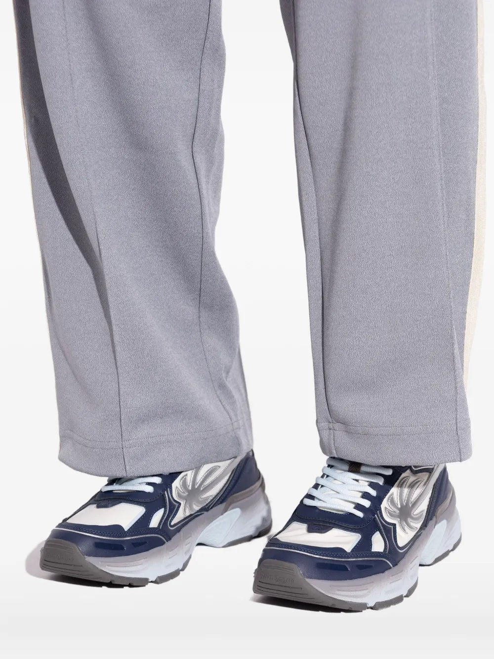 Palm Angels Appliqu?Lace-Up Sneakers