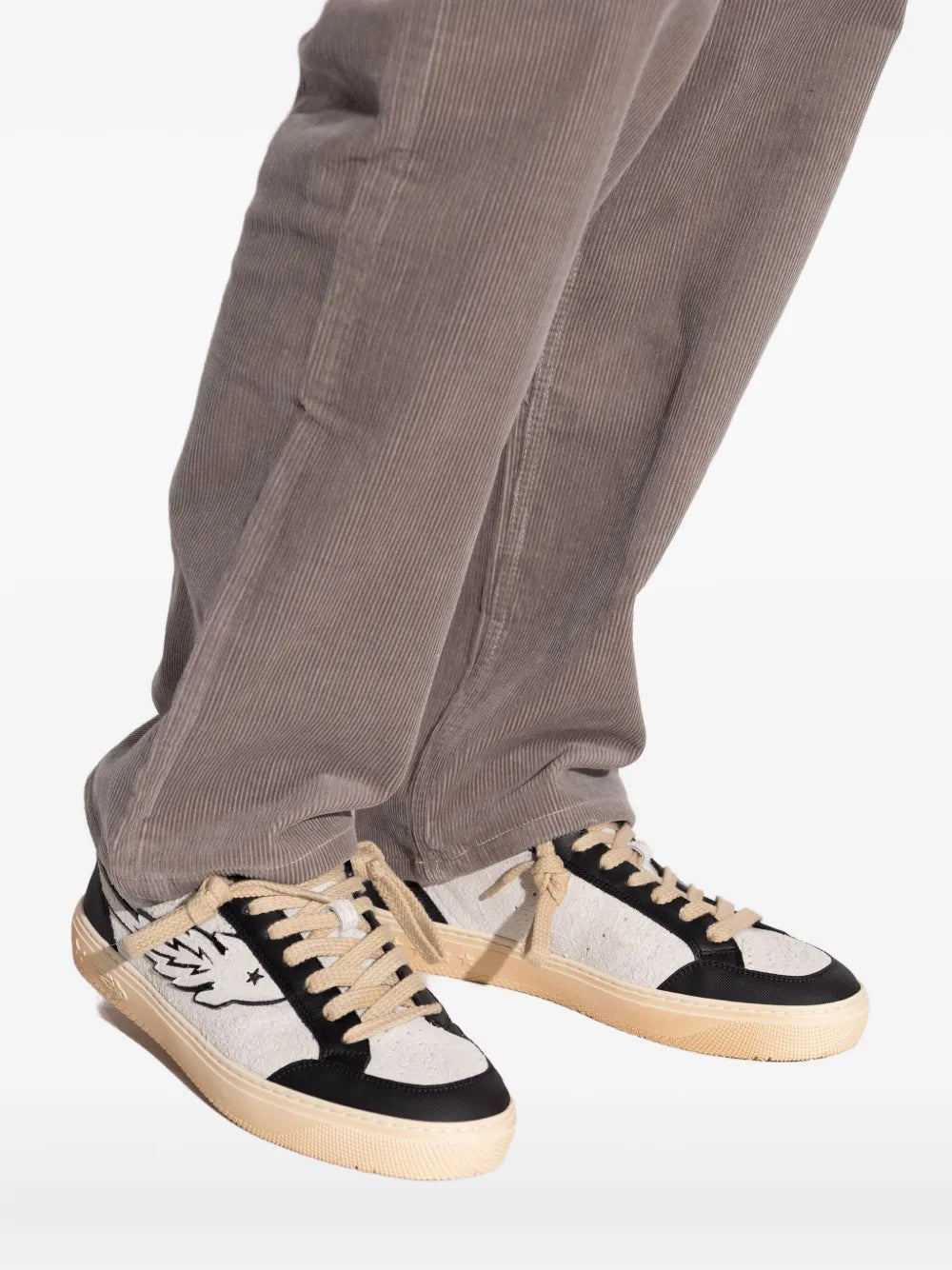 Enterprise Japan Appliqu Lace-Up Sneakers