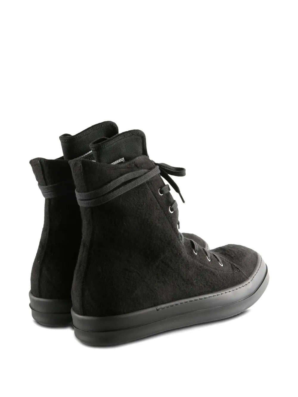 Rick Owens Drkshdw Brushed-Effect High-Top Sneakers