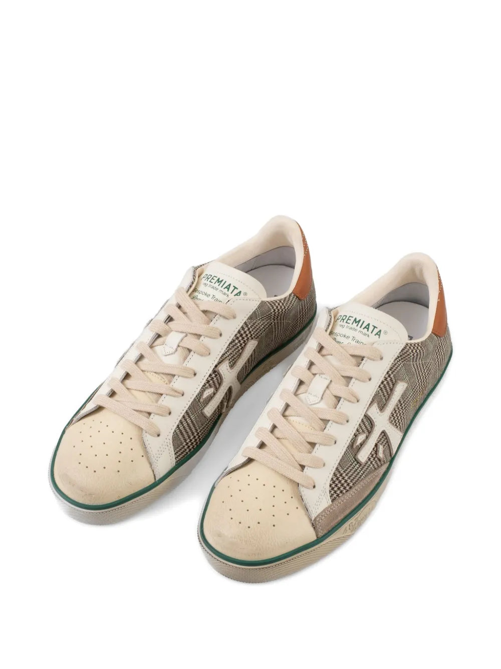 Premiata Steven 7710 Check Appliqu?Sneakers
